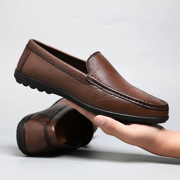 Genuine Leather Loafers - Saint Drako