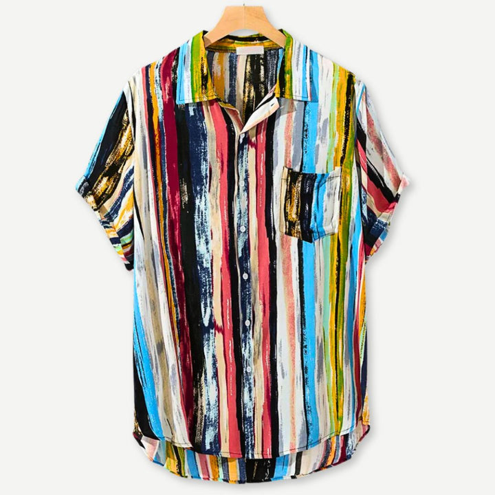 Relaxed Brushstroke Shirt - Saint Drako