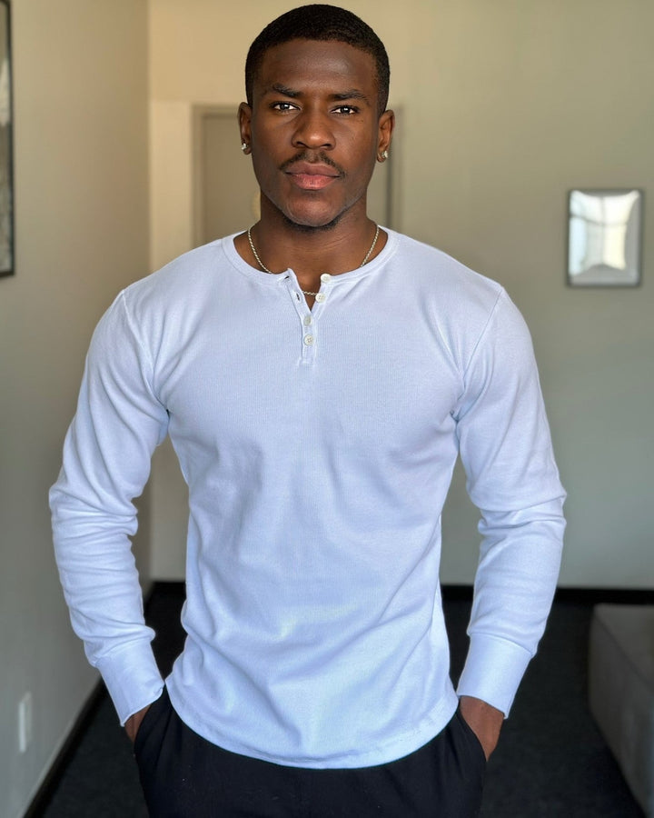 Siena Ribbed Henley Shirt