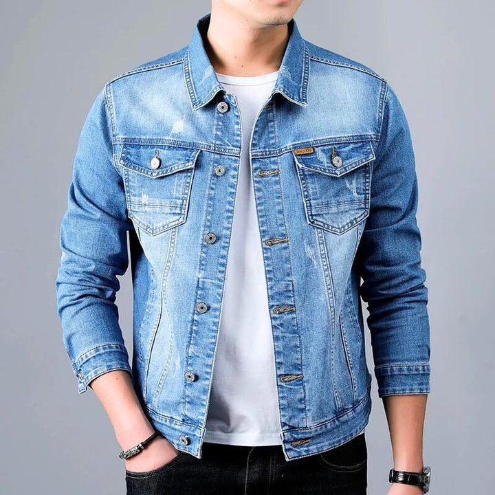 Stellar Men's Denim Jacket - Saint Drako