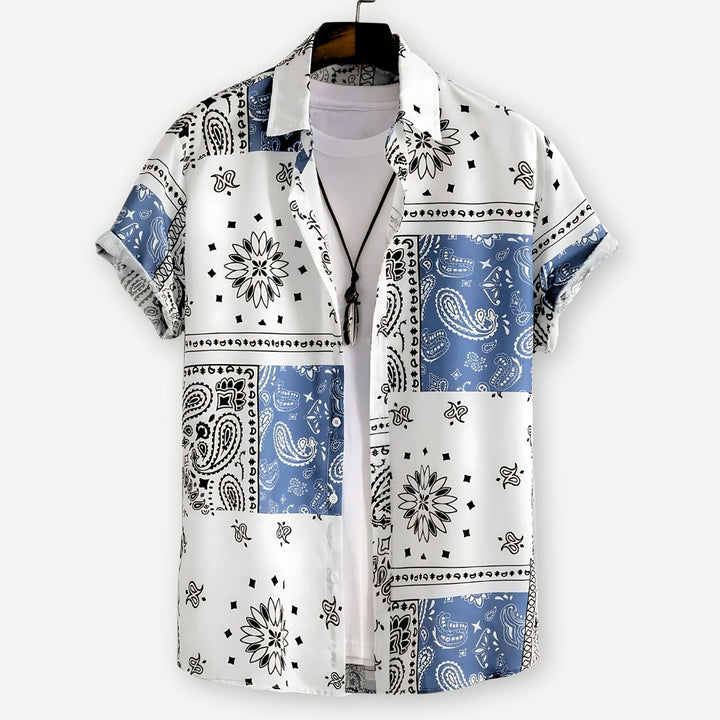 Relaxed Paisley Pattern Shirt - Saint Drako