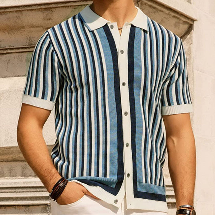Brighton Striped Button Up - Saint Drako