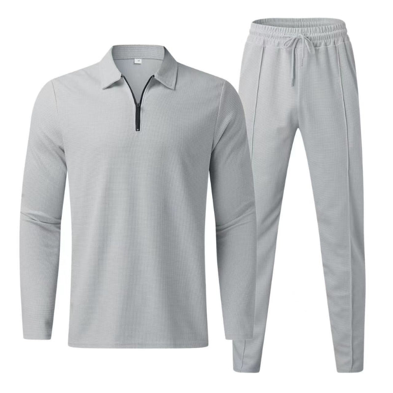 Lucera Waffle Two-Piece Set - Saint Drako