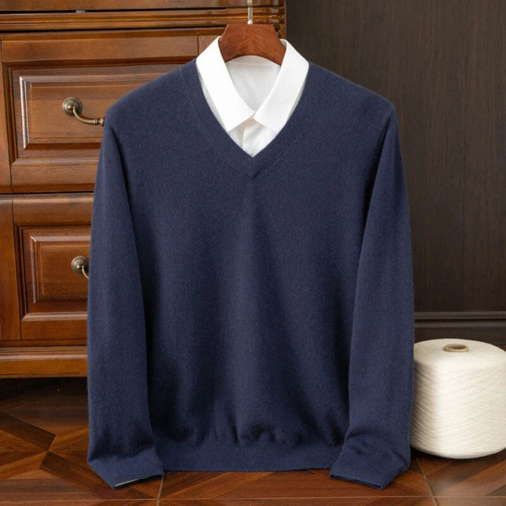 Olympia Merino V-Neck Sweater