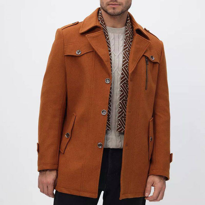 Marvelle Woolen Coat - Saint Drako