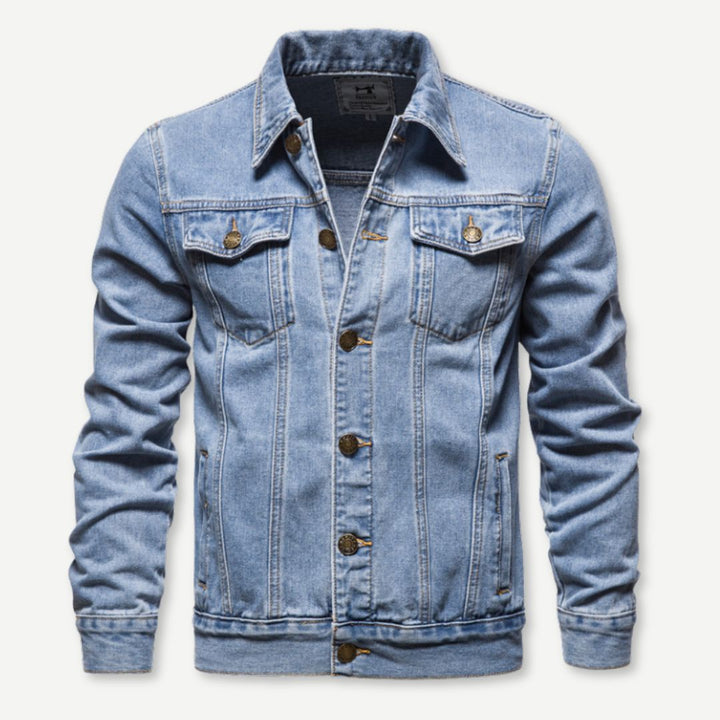 Maverick Washed Denim Jacket - Saint Drako