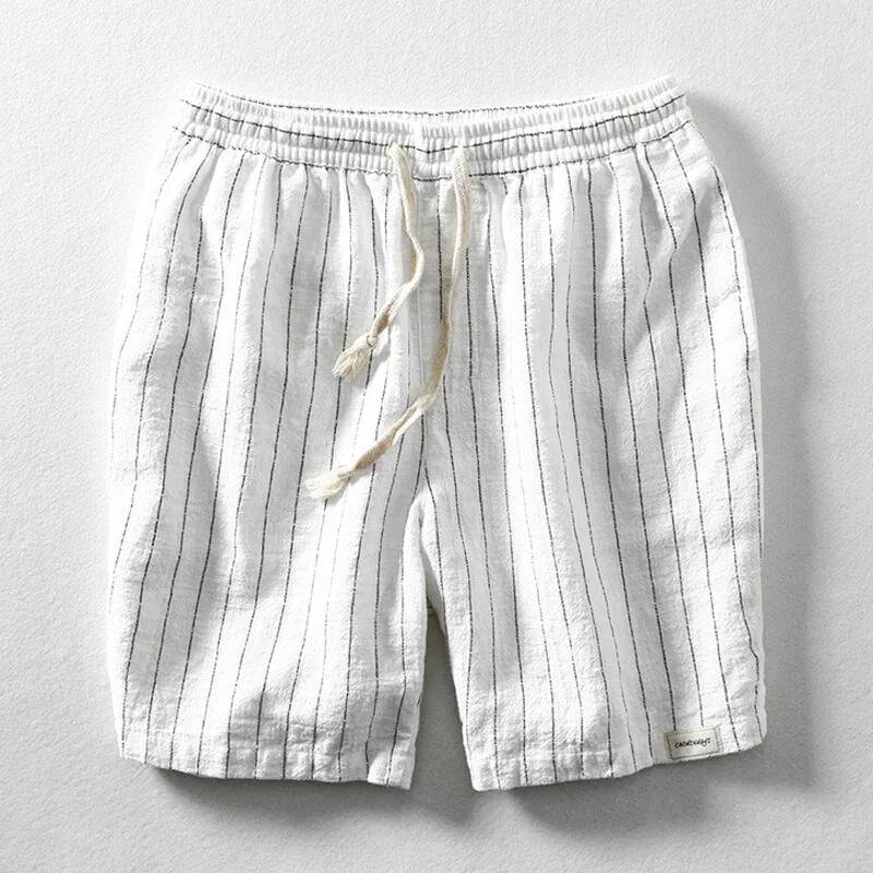 Men's Linen Shorts - Saint Drako