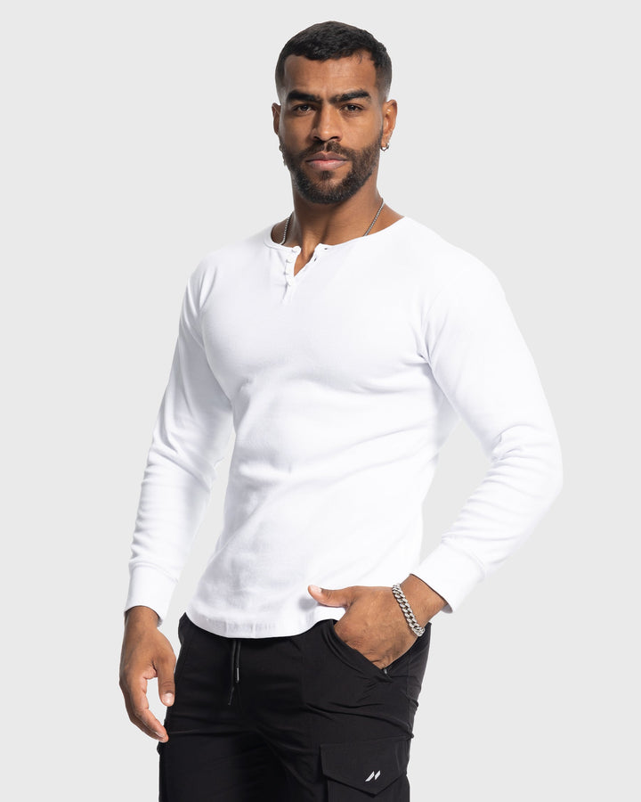 Siena Ribbed Henley Shirt