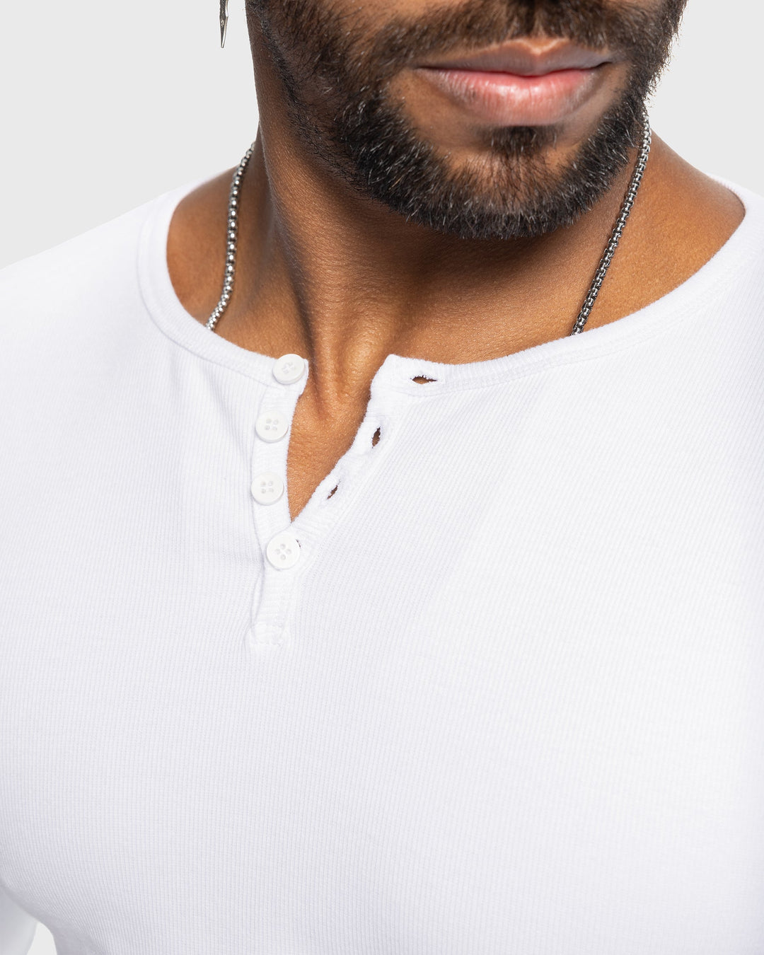 Salerno Rib Knit Henley