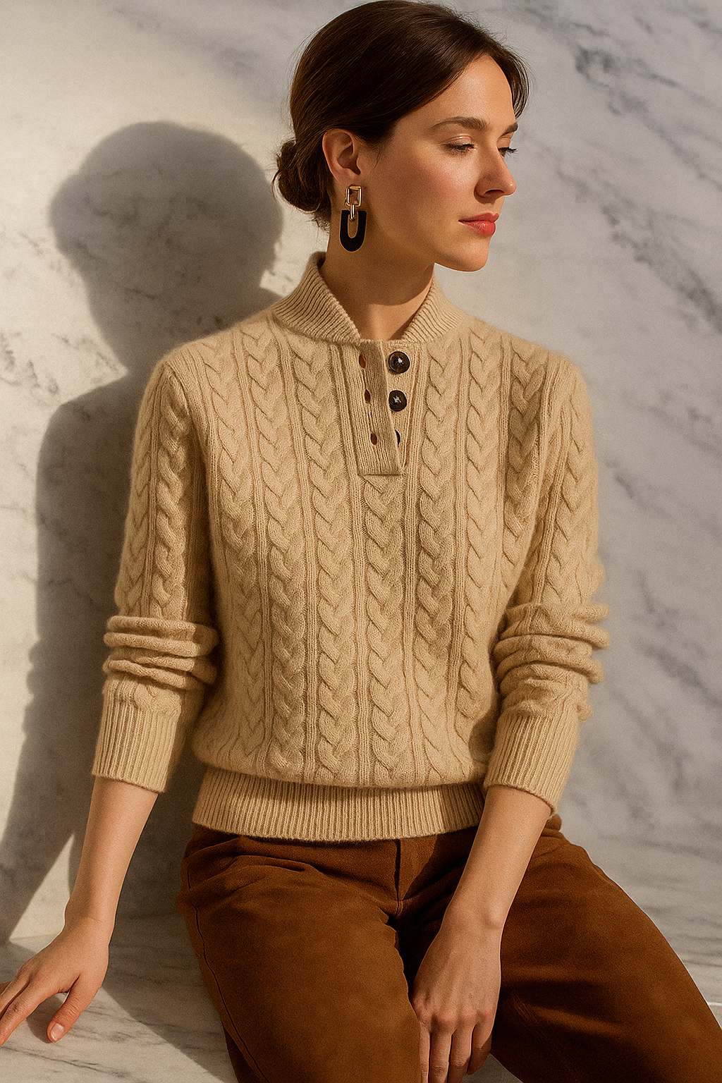 Monza Cable Knit Sweater