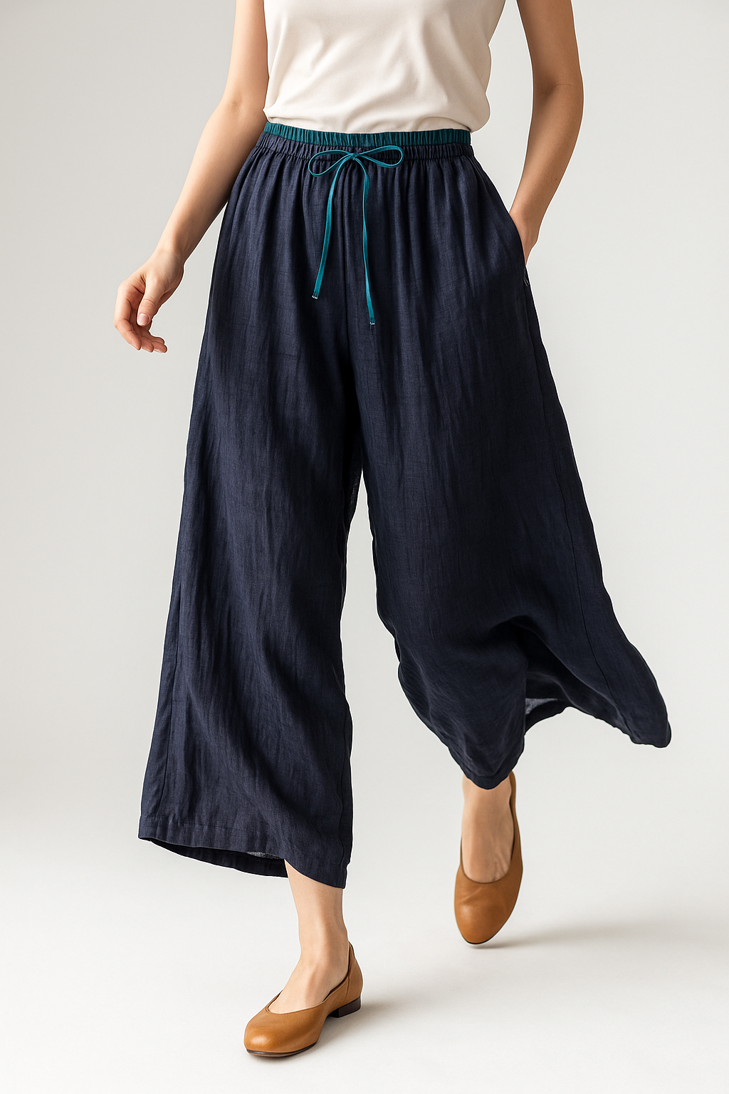 Elara Linen Trousers