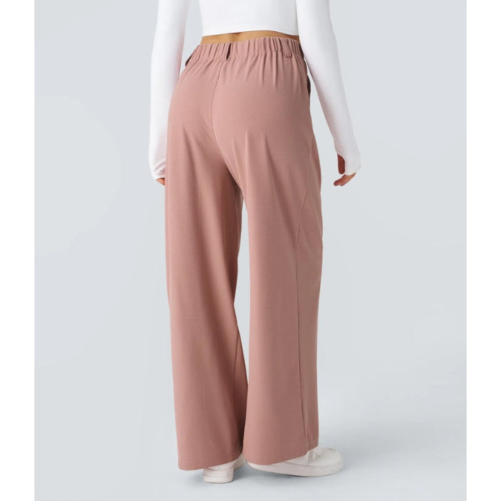 Elira High Waisted Waffle Pants - Saint Drako