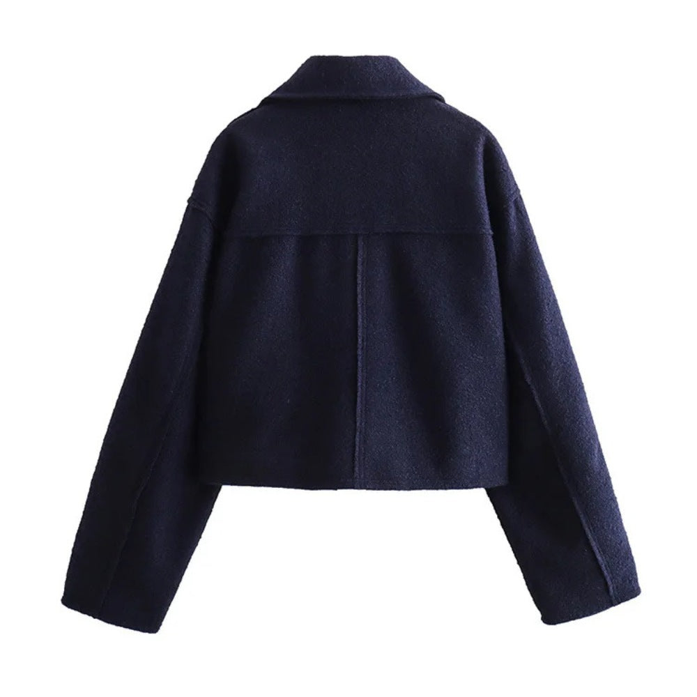 Noble Wear Women’s Wool Blend Bomber Jacket - Saint Drako