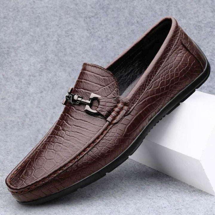 Giovanni Leather Loafers - Saint Drako