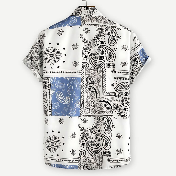 Relaxed Paisley Pattern Shirt - Saint Drako