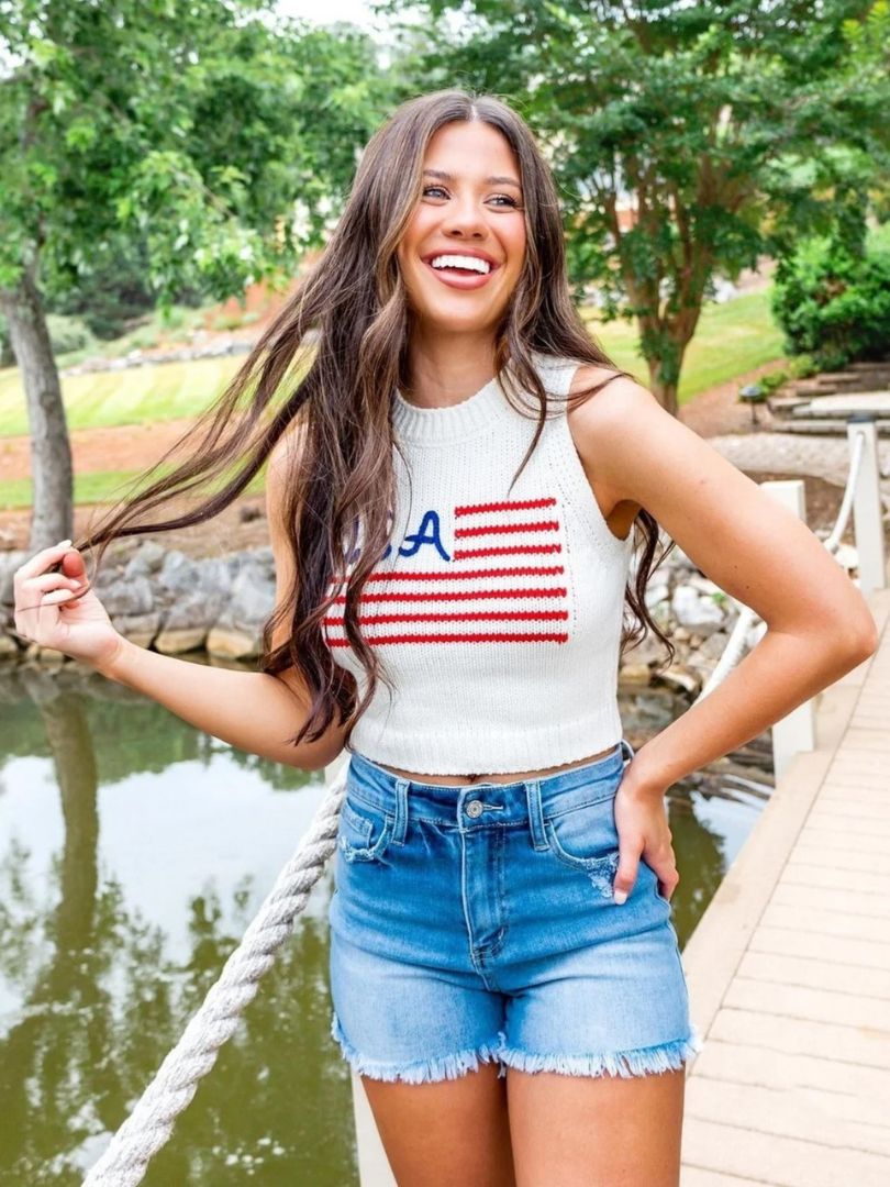 American Girl Crop Top