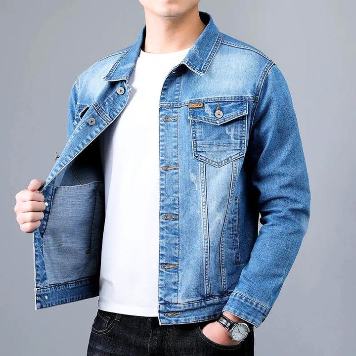 Stellar Men's Denim Jacket - Saint Drako