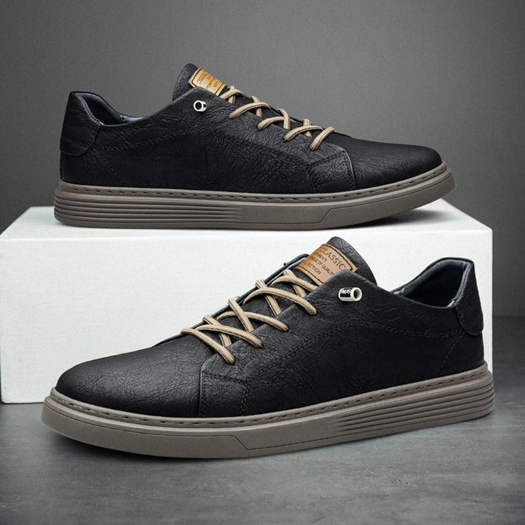 Executive Leather Sneakers - Saint Drako