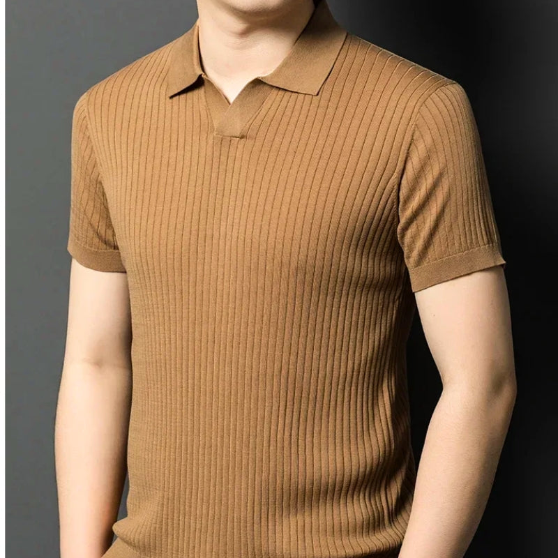 Grayson Knitted Polo Shirt