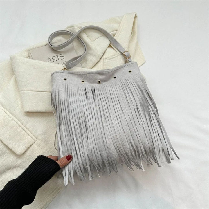 Cowgirl Suede Tassle Bag