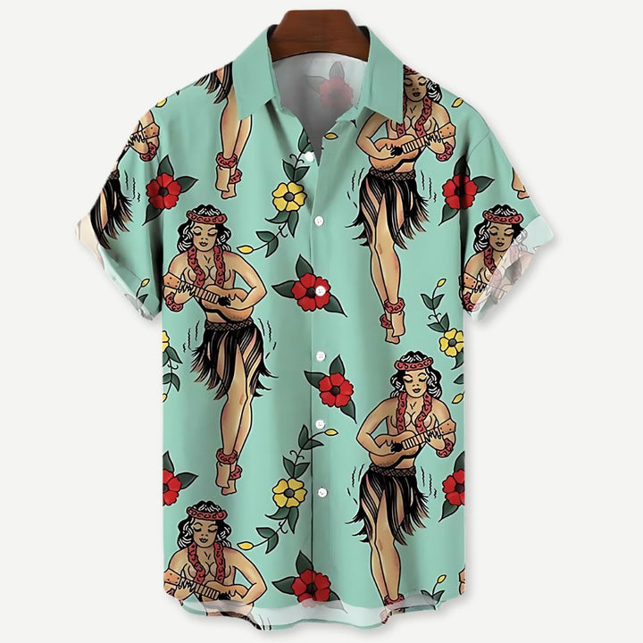 Relaxed "Luau Vibes" Shirt - Saint Drako