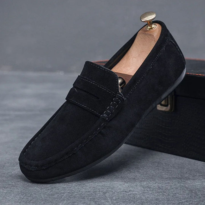 Suede Driving Loafers - Saint Drako