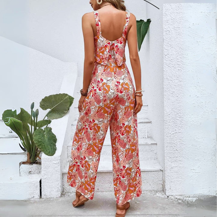 Summer Backless Romper