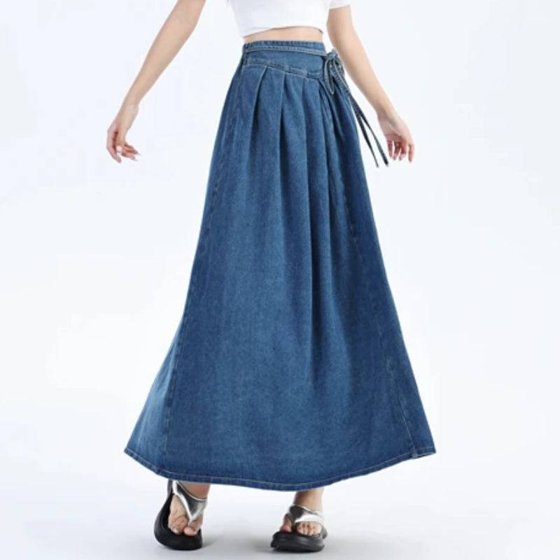 Camilla Denim Skirt - Saint Drako