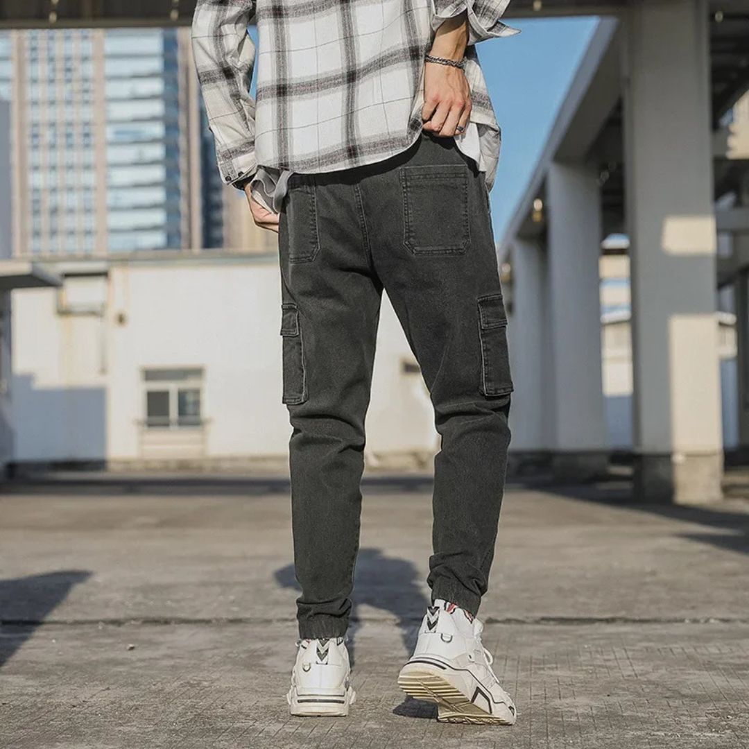 Utility Denim Joggers - Saint Drako