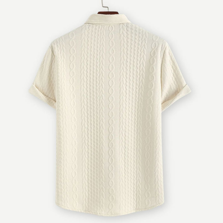 Lux Knitted Ivory Shirt - Saint Drako