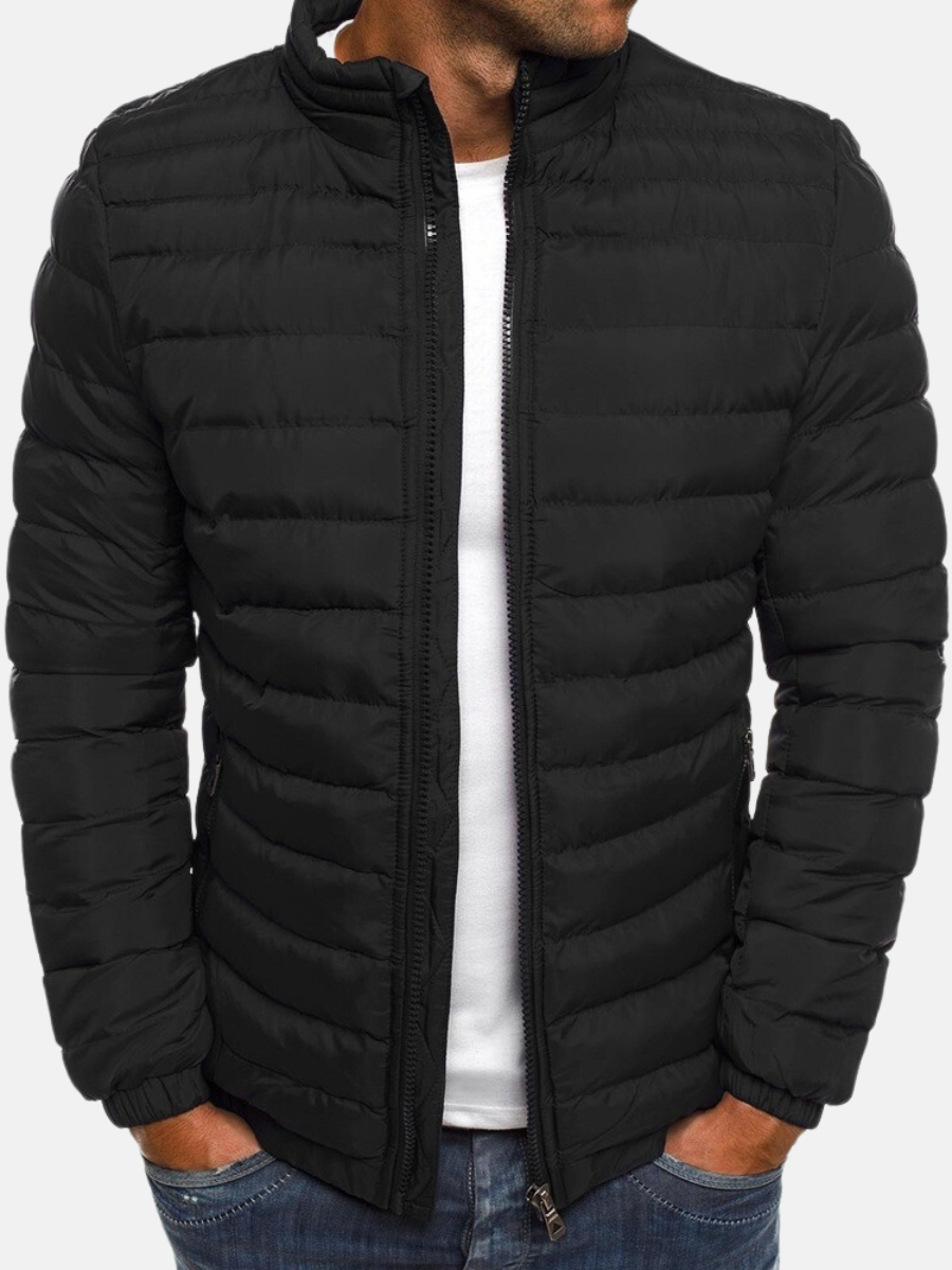 Daven Men’s Quilted Puffer Jacket - Saint Drako
