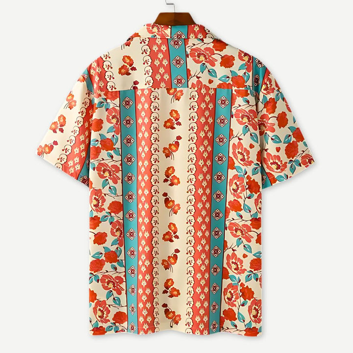 Rose Bloom Summer Collar Shirt - Saint Drako