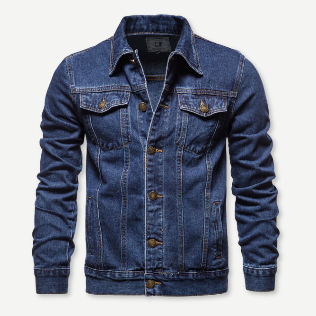 Maverick Washed Denim Jacket - Saint Drako