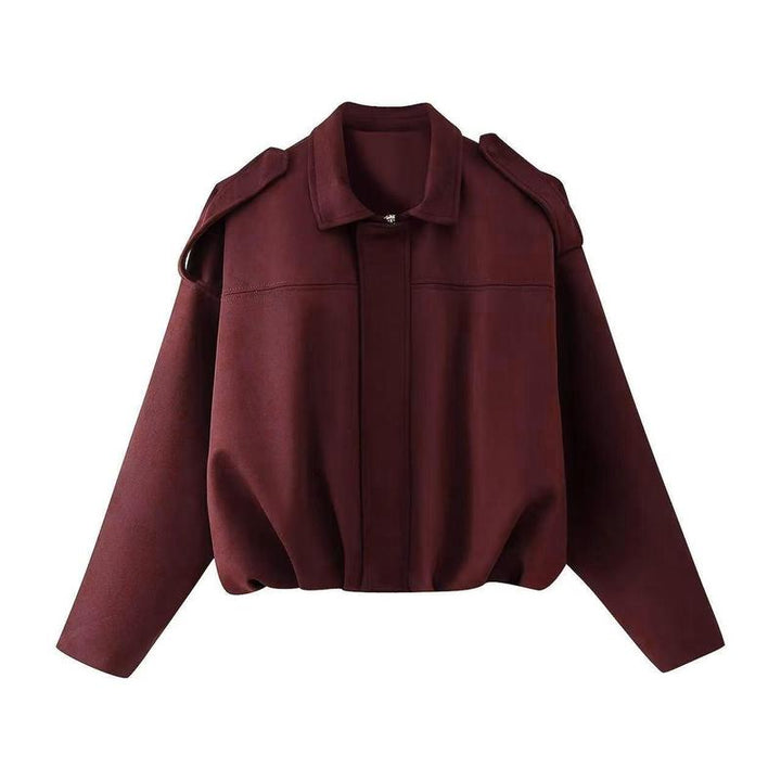 Novara Suede Bomber Jacket - Saint Drako