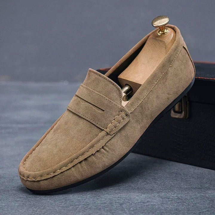 Suede Driving Loafers - Saint Drako