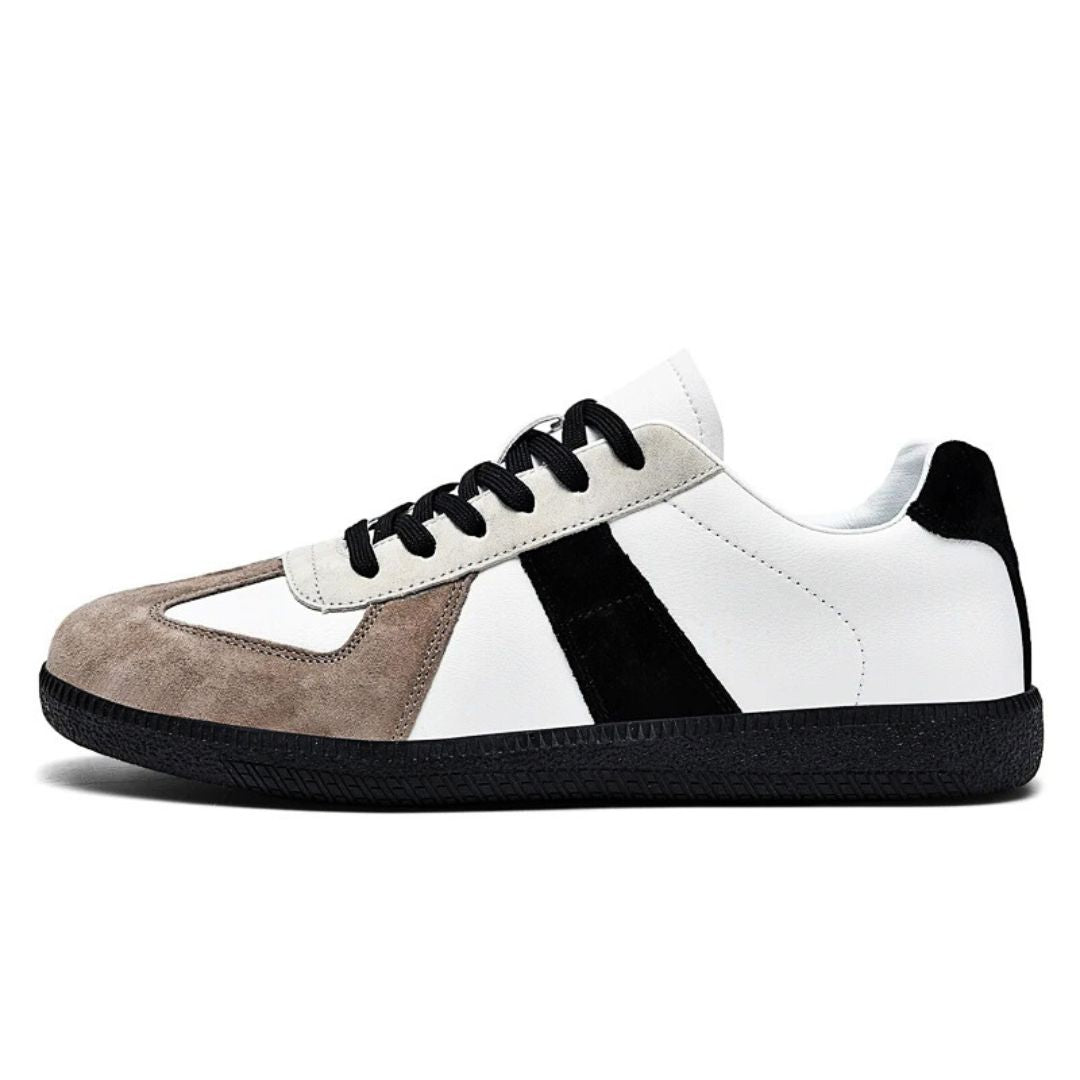 Premium Leather + Suede Sneakers - Saint Drako