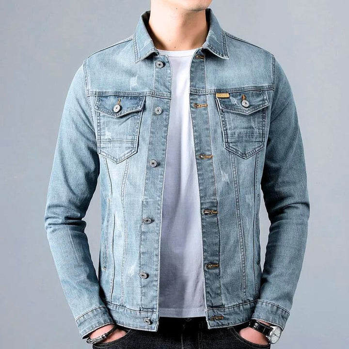 Stellar Men's Denim Jacket - Saint Drako