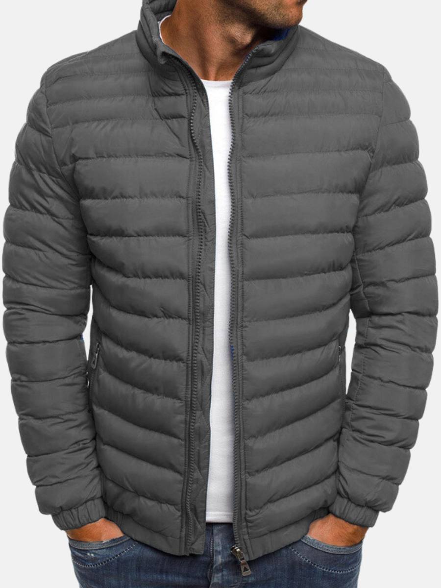 Daven Men’s Quilted Puffer Jacket - Saint Drako