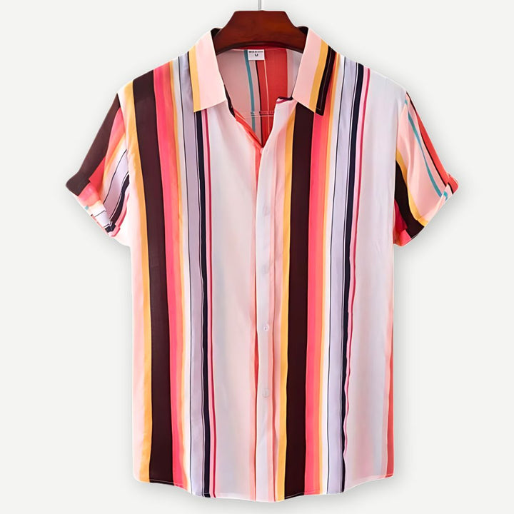 Relaxed Striped Linen Shirt - Saint Drako