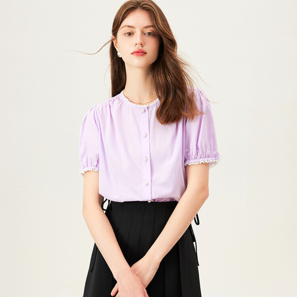 Chic Puff Sleeve Blouse - Saint Drako