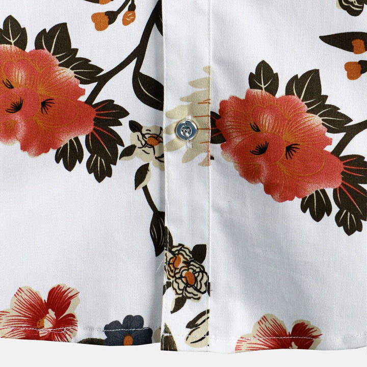 Relaxed Flight of Flowers Shirt - Saint Drako