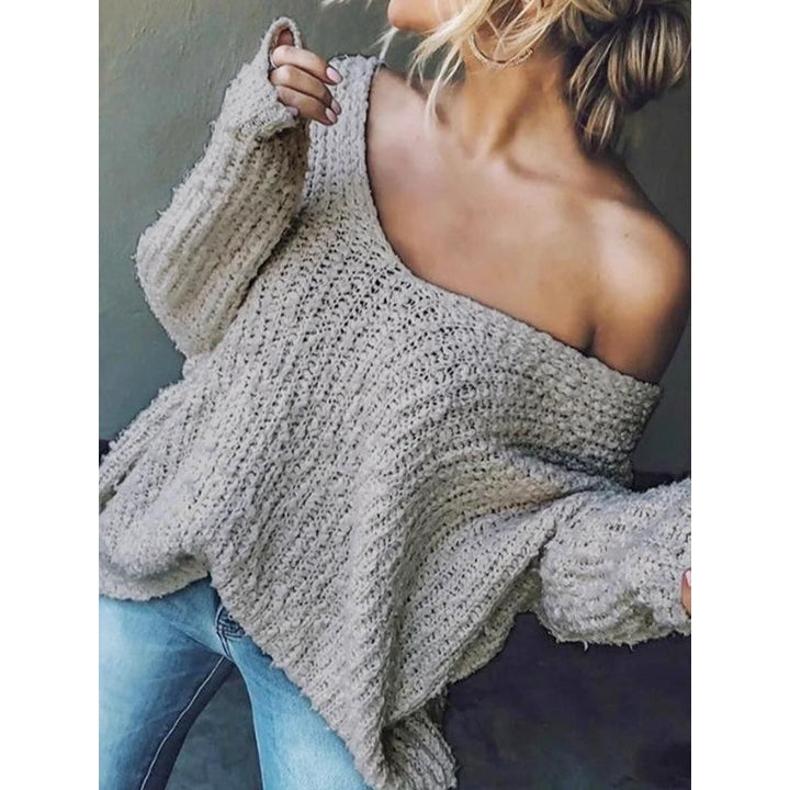 Alvera Knit V-Neck Sweater
