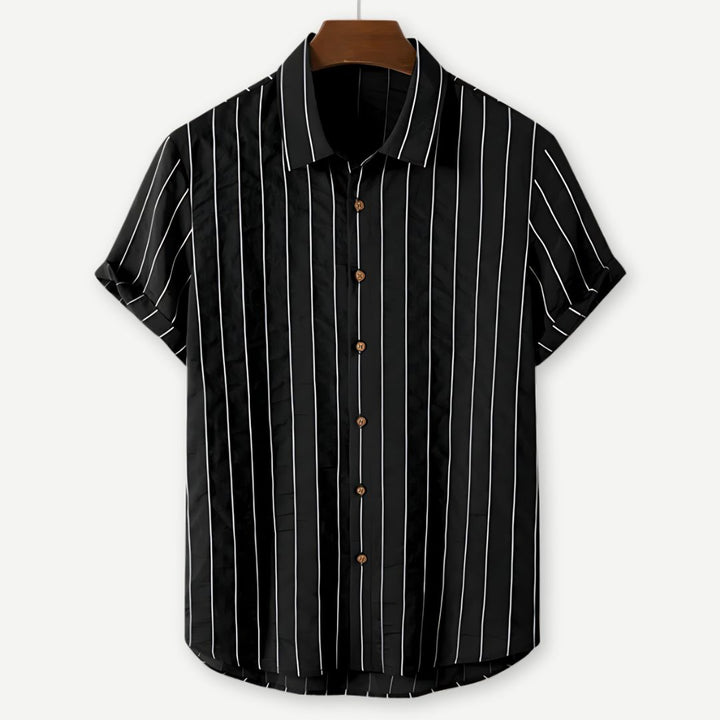 Relaxed Pinstripe Shirt - Saint Drako