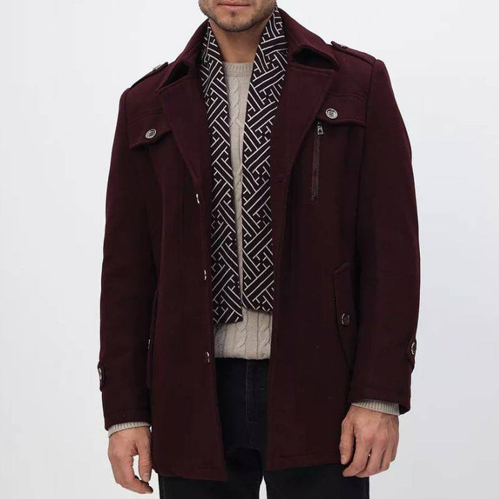 Marvelle Woolen Coat - Saint Drako