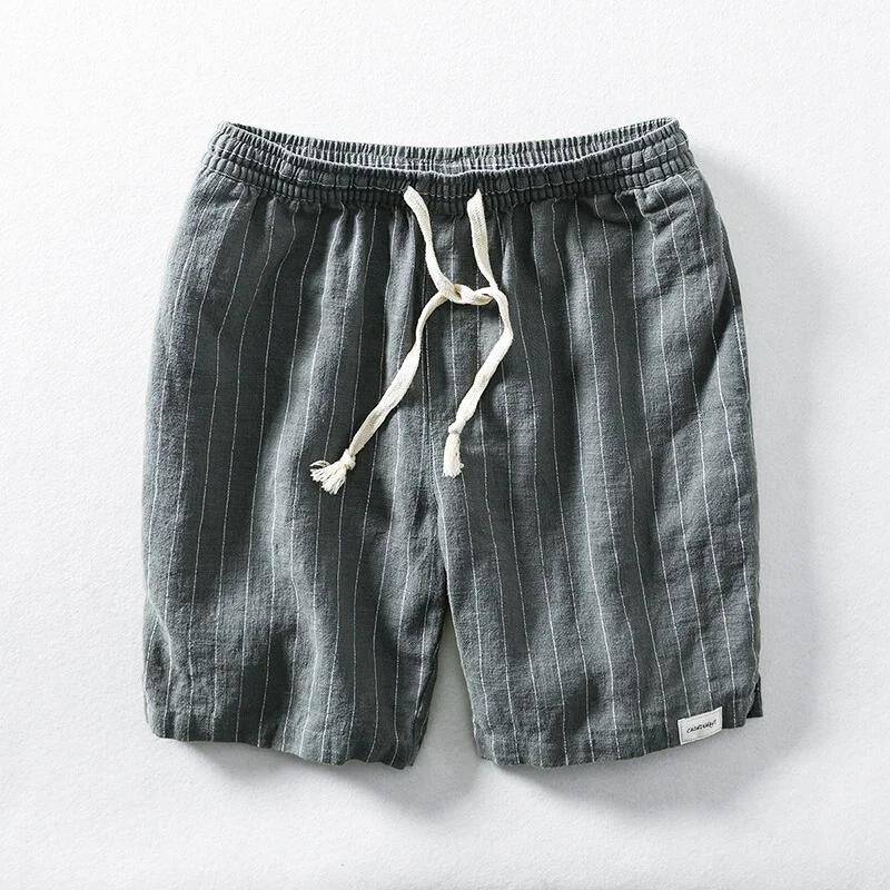 Men's Linen Shorts - Saint Drako