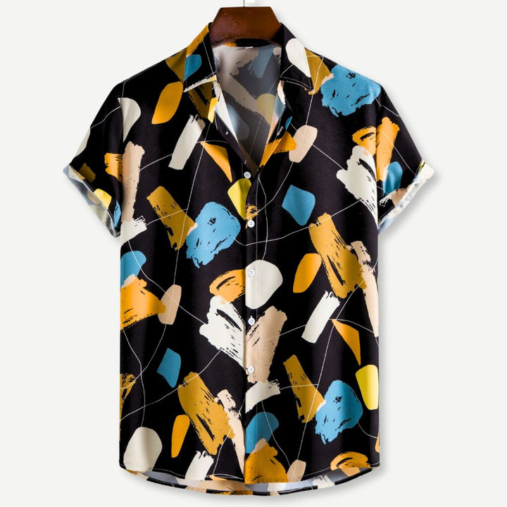 Relaxed Paint Stroke Shirt - Saint Drako