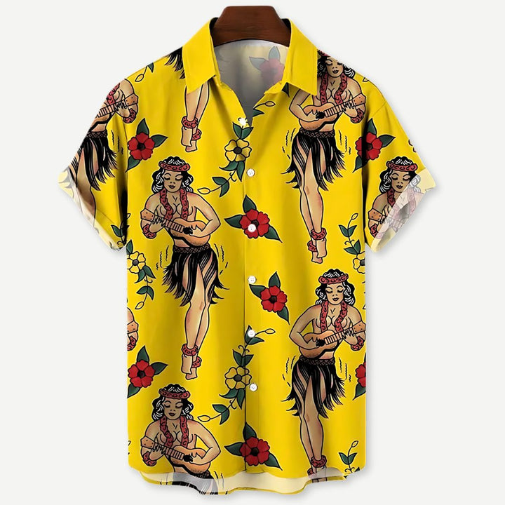 Relaxed "Luau Vibes" Shirt - Saint Drako