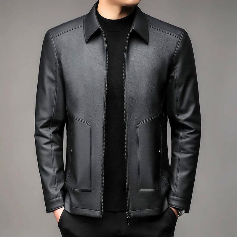 Bernardo Cavallino Leather Jacket - Saint Drako