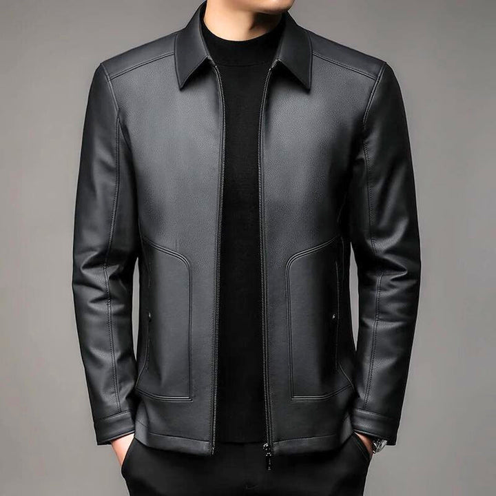 Bernardo Cavallino Leather Jacket