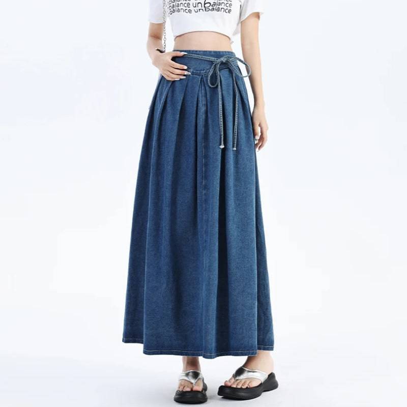 Camilla Denim Skirt - Saint Drako